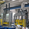 Installation detail on-board the machine for presses intended for the automotive sector